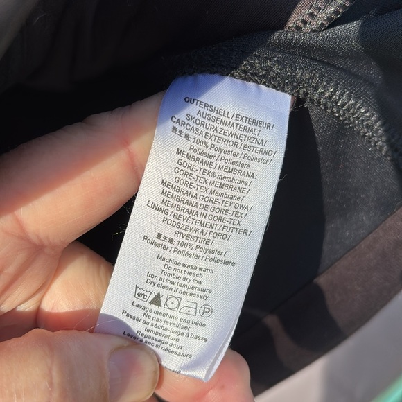 BURTON WIND STOPPER GORTEX MEN’S BLACK JACKET-L - Picture 5 of 9